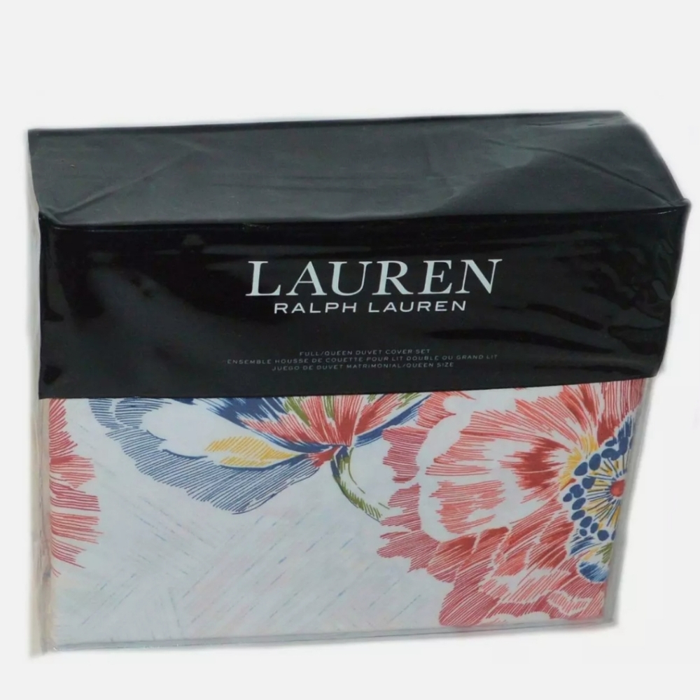 BRAND NEW RALPH LAUREN F/Q 3PC DUVET COVER SET